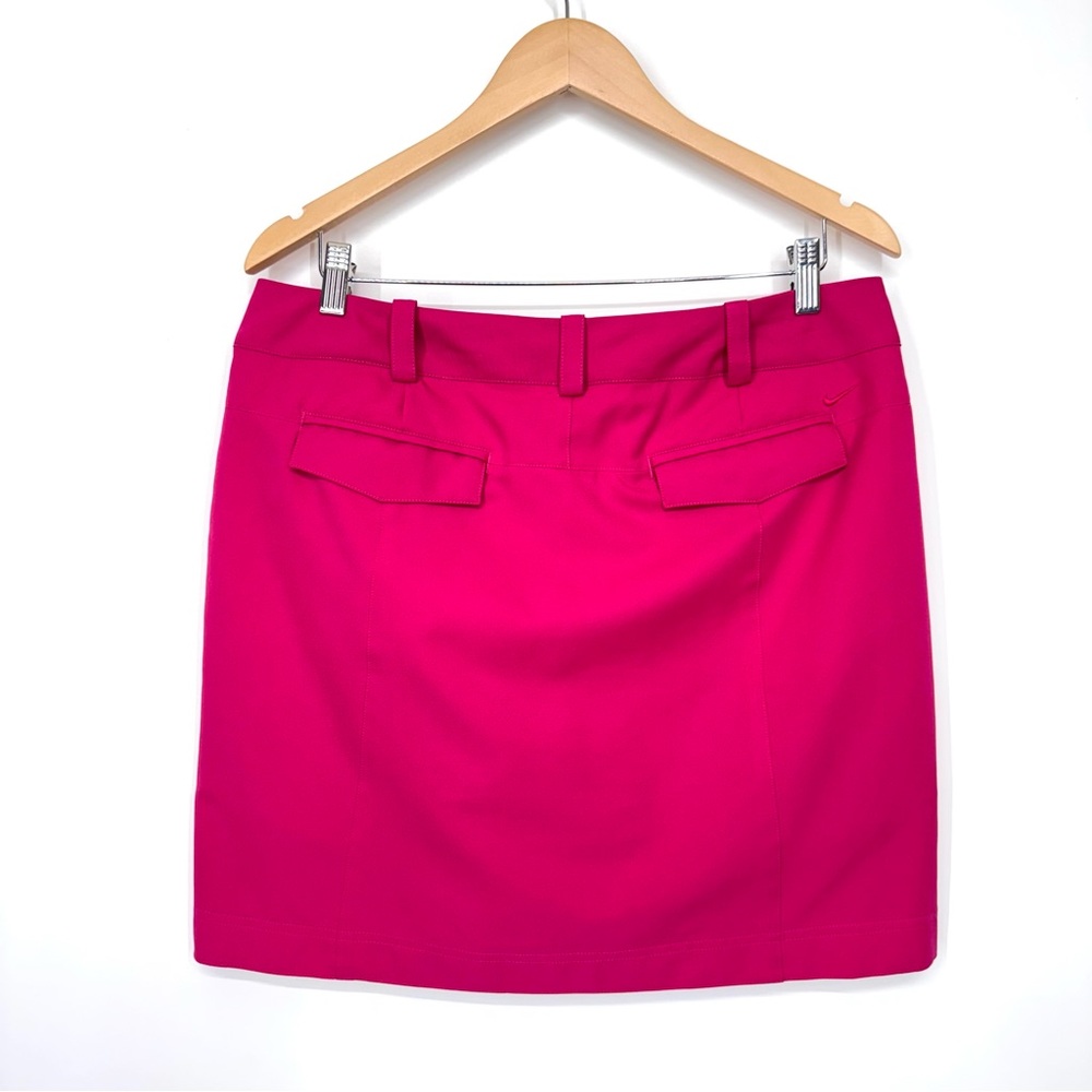 Nike Golf Tour Performance Dri Fit Fuchsia Pink Mini Skort Skirt Shorts Size 10 - Picture 4 of 15